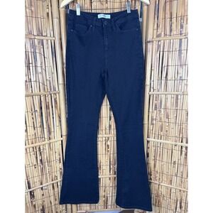 CALIFORNIA VINTAGE Women's Jeans Black Flare Stretch Pants Y2K 90's Size 9/29